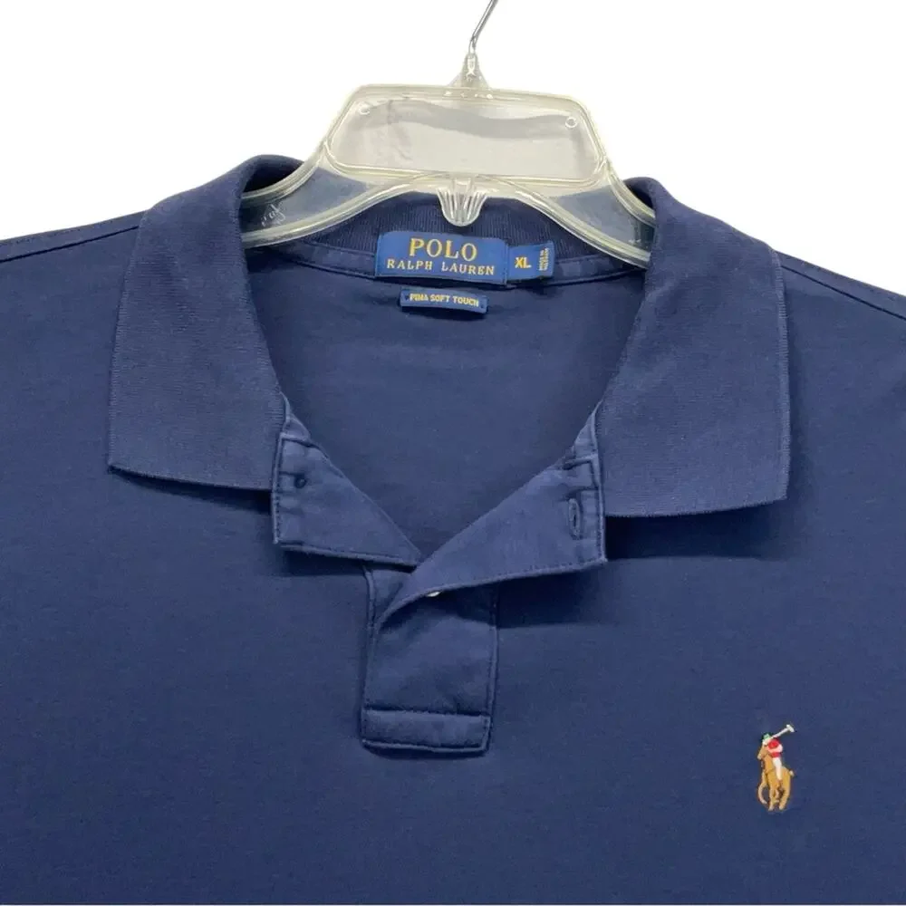 Polo Ralph Lauren Polo Shirt Men's Size XL Navy Athleisure Golf Sports Business